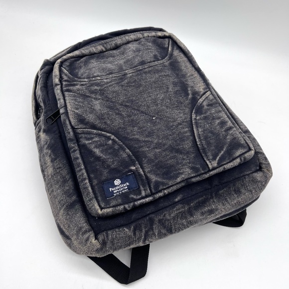 Stonewashed Heavy Cotton Backpack Black - Picture 6 of 14